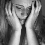 overwhelmed woman